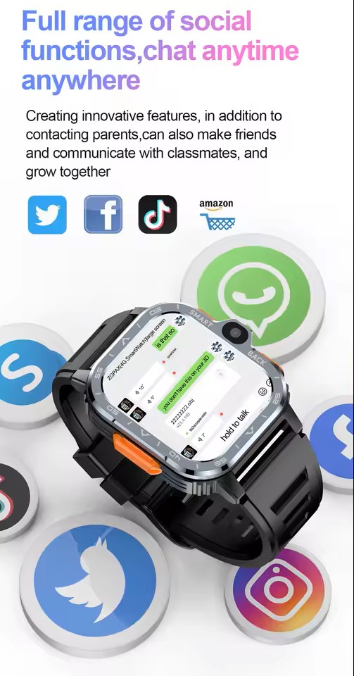 Valdus PGD Smartwatch – GPS & Dual Camera, Android